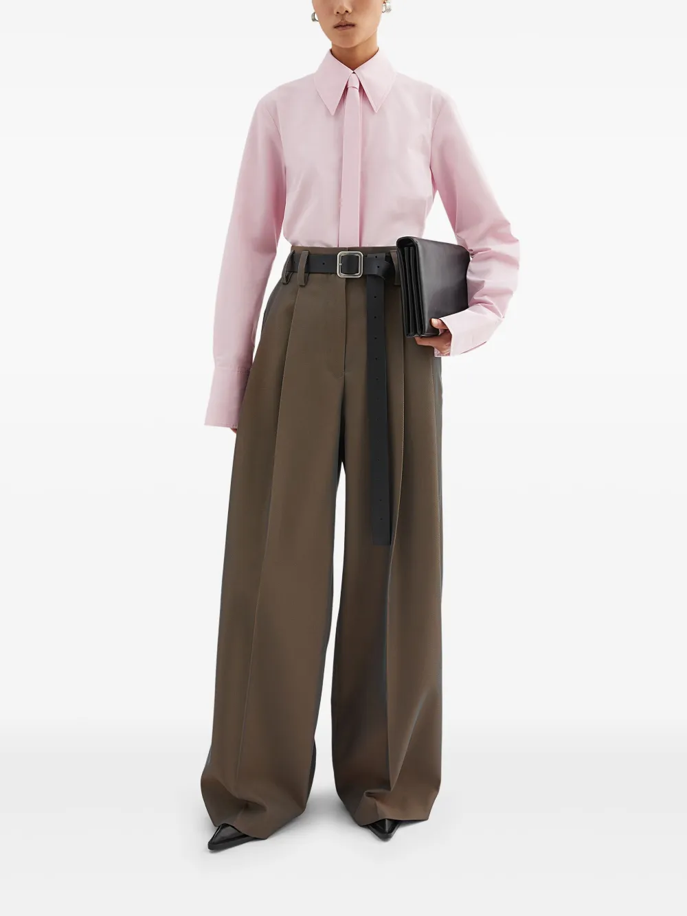 Jil Sander Blouse met strikdetail - Roze