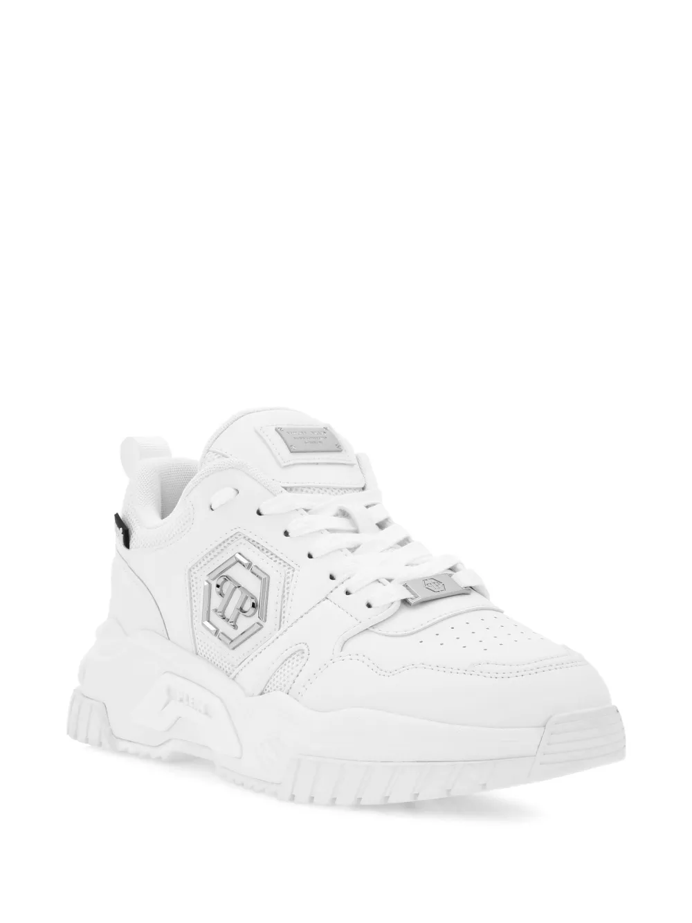 Philipp Plein New Predator hexagon-logo sneakers White
