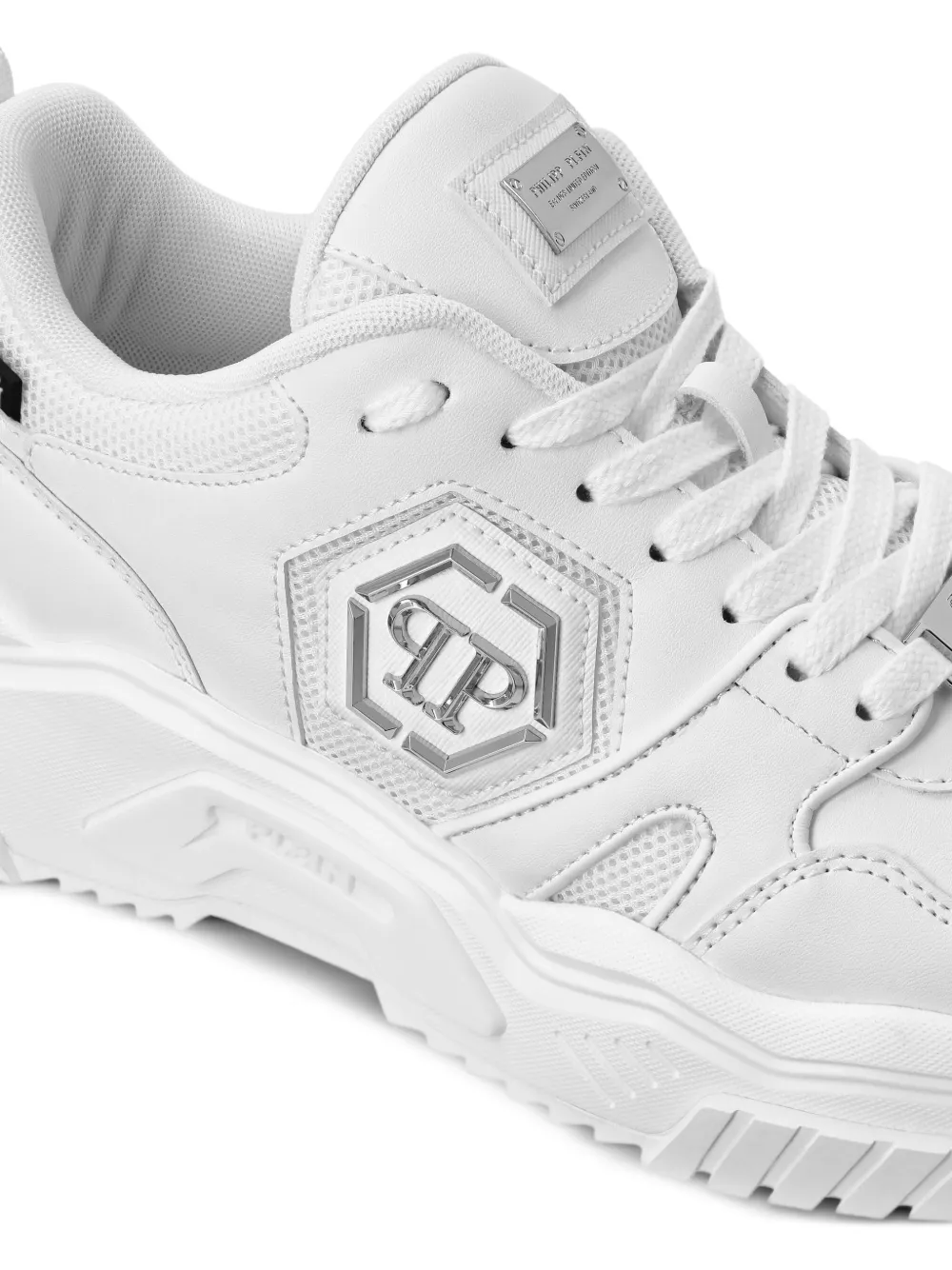 Philipp Plein New Predator hexagon-logo sneakers White