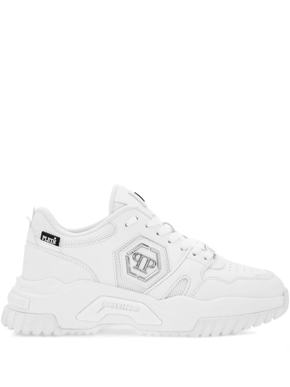 Philipp Plein New Predator hexagon-logo sneakers White