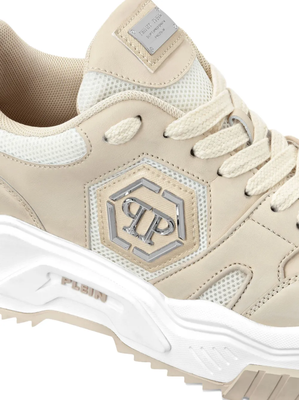 Philipp Plein logo-plaque sneakers Neutrals
