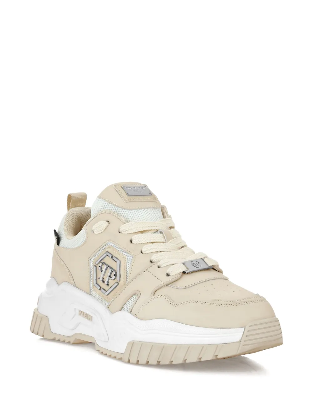 Philipp Plein logo-plaque sneakers Neutrals