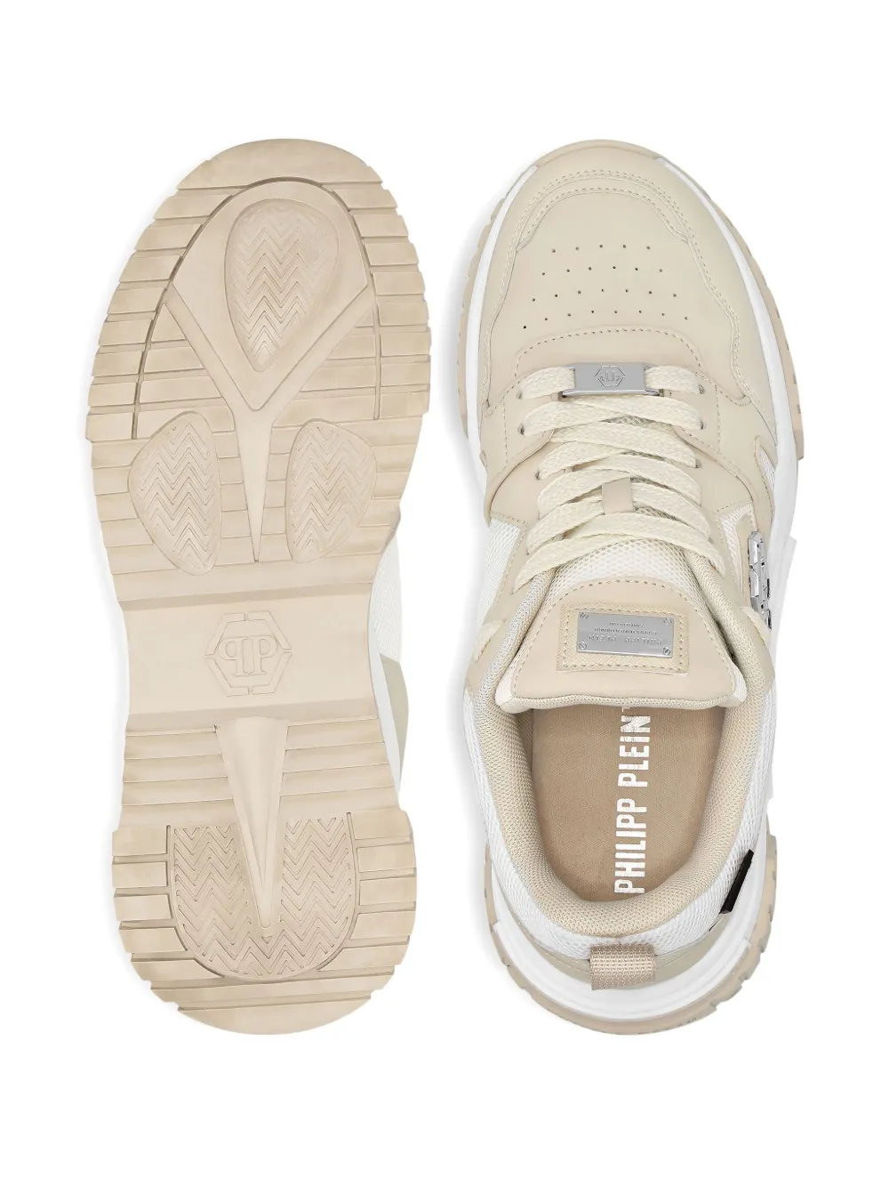 Philipp Plein logo-plaque sneakers Neutrals