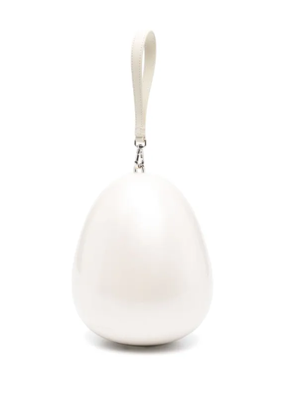 Simone Rocha Large Pearl Egg Clutch Bag | Neutrals | FARFETCH