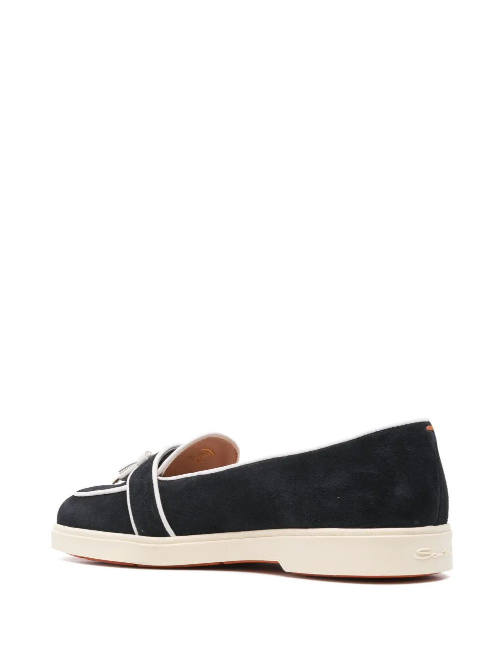 Santoni tassel-detailed loafers Blue