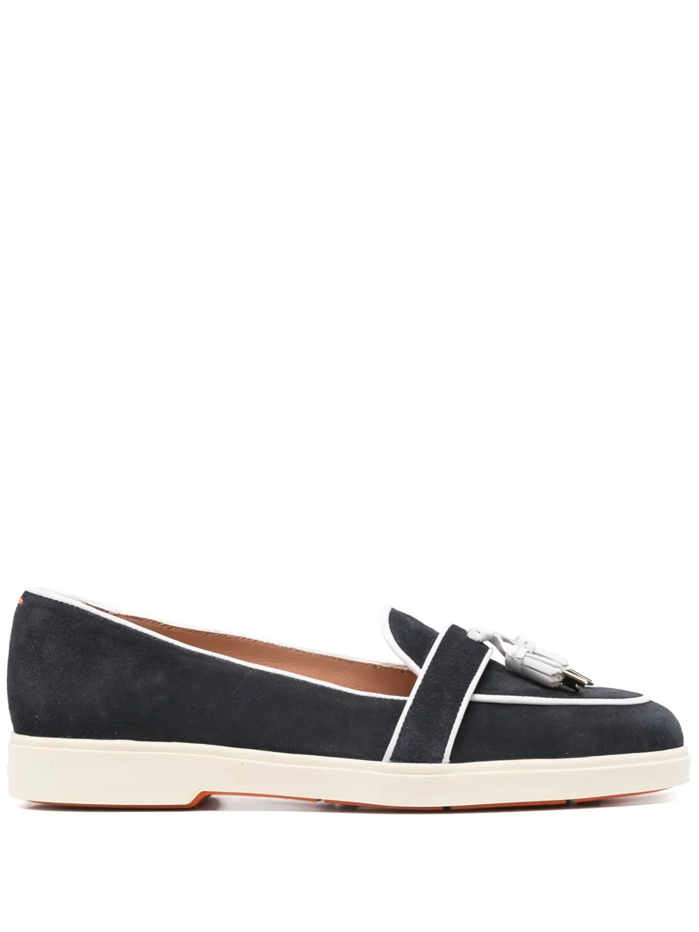 Santoni tassel-detailed loafers Blue