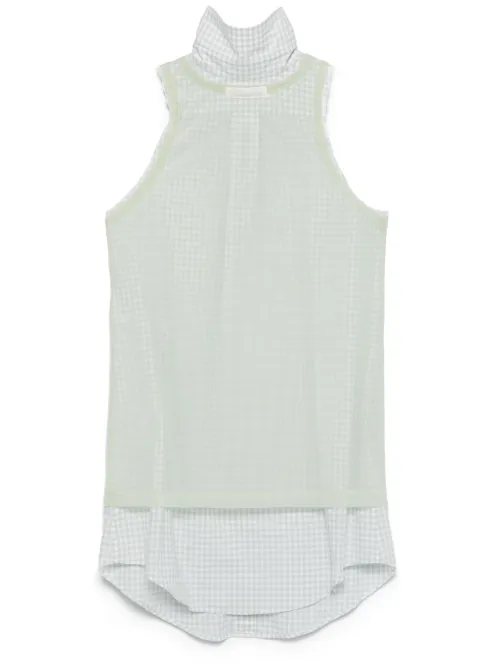 Chemise sans manches à carreaux - Maison Margiela - Modalova