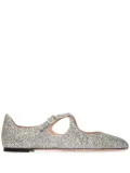 Bally glitter ballet flats - Silver