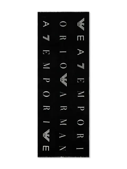 Ea7 Emporio Armani Schal mit Logo-Print