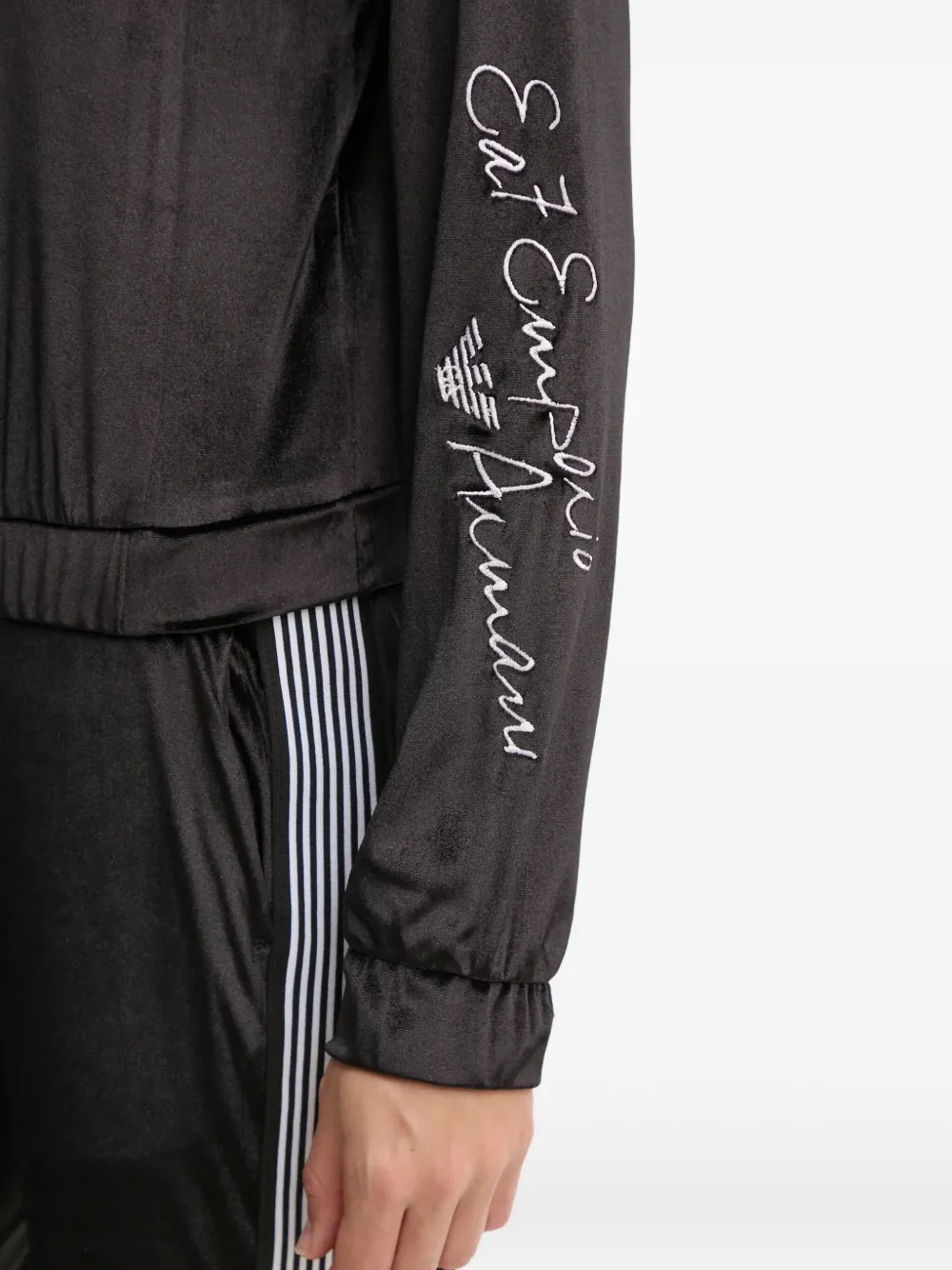 Ea7 Emporio Armani Top met lange mouwen Zwart