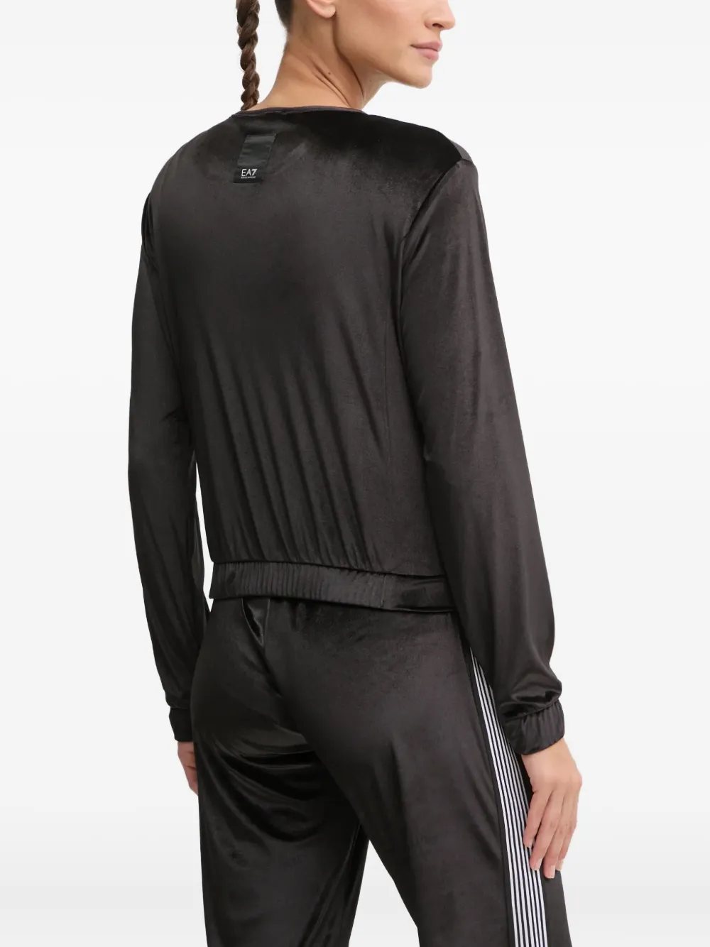 Ea7 Emporio Armani Top met lange mouwen Zwart