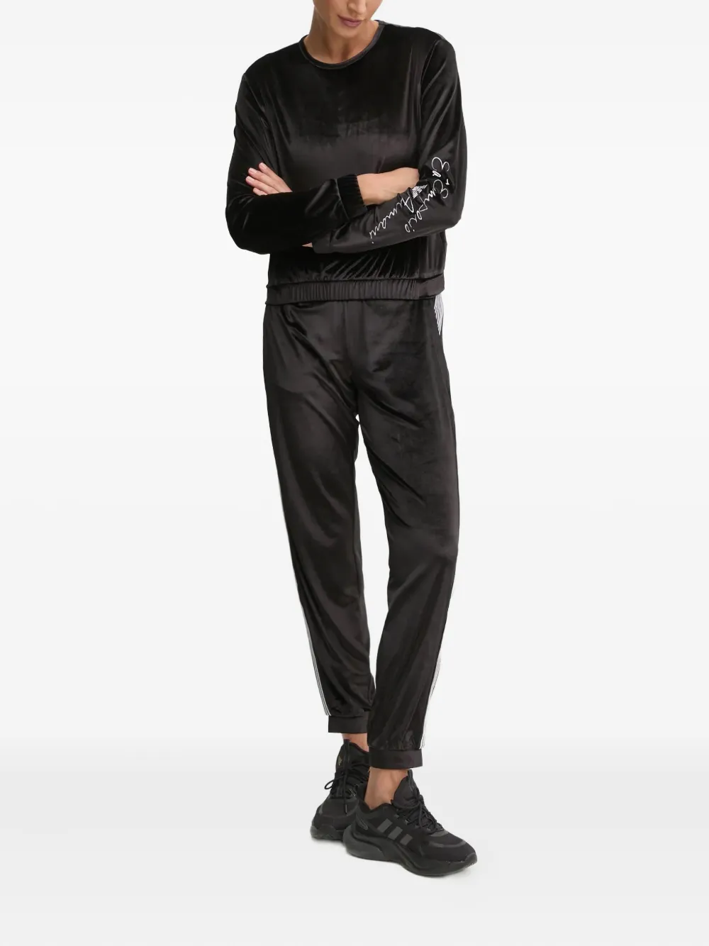 Ea7 Emporio Armani Top met lange mouwen Zwart