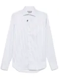 Canali striped shirt - White