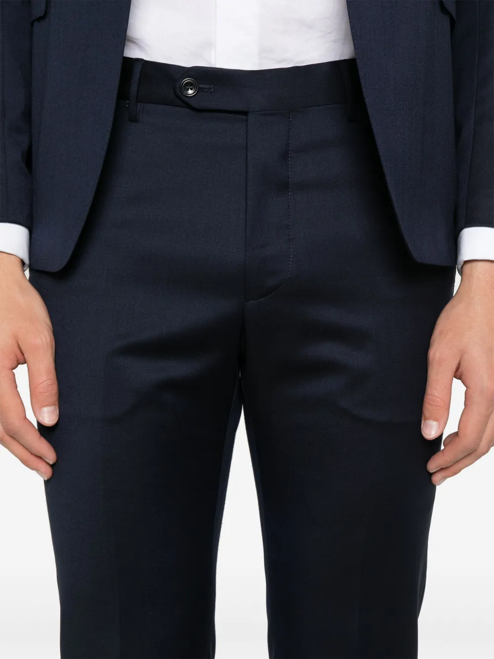 Tagliatore Virgin Wool Suit In Blue