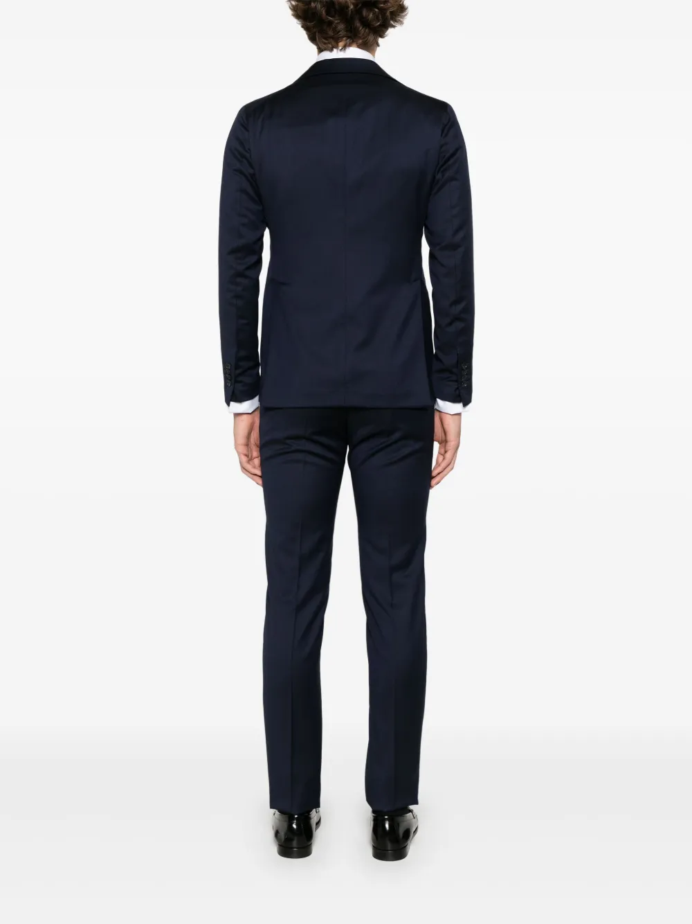 Tagliatore Virgin Wool Suit In Blue