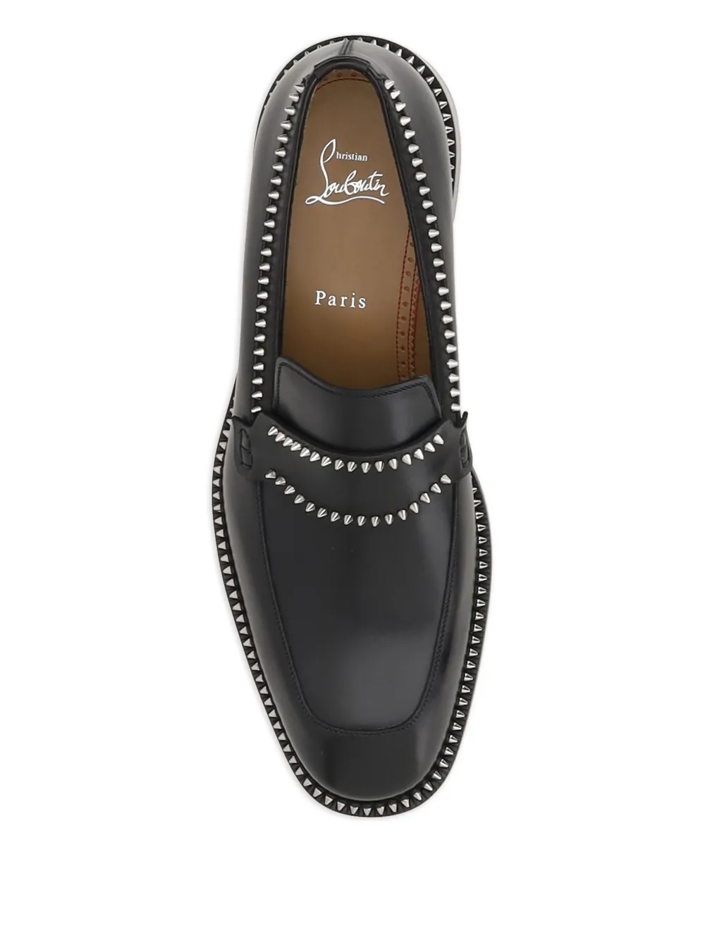 【モードを纏う】Christian Louboutin Cocoriclouローファー Christian Louboutin Cocoriclou Moc Loafers | Black | FARFETCH