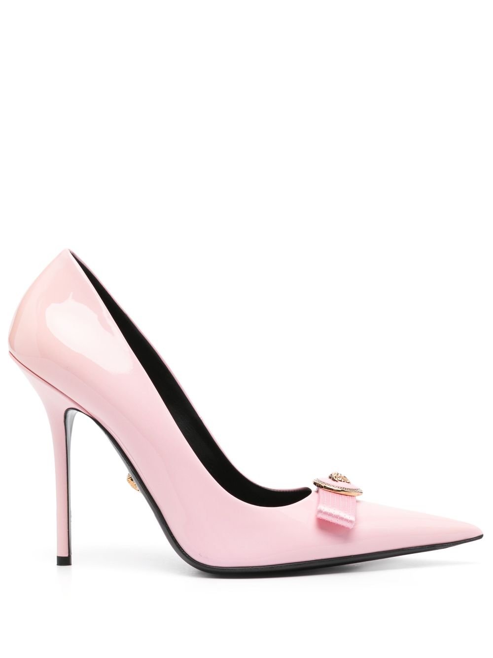 Versace Pre-Owned 120mm Gianni Ribbon pumps - Pink