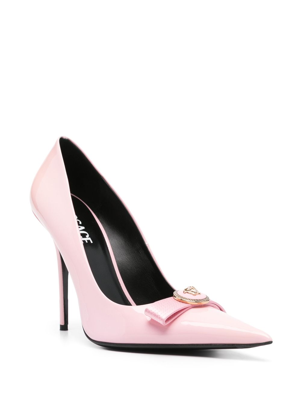 Versace Pre-Owned 120mm Gianni Ribbon pumps - Pink