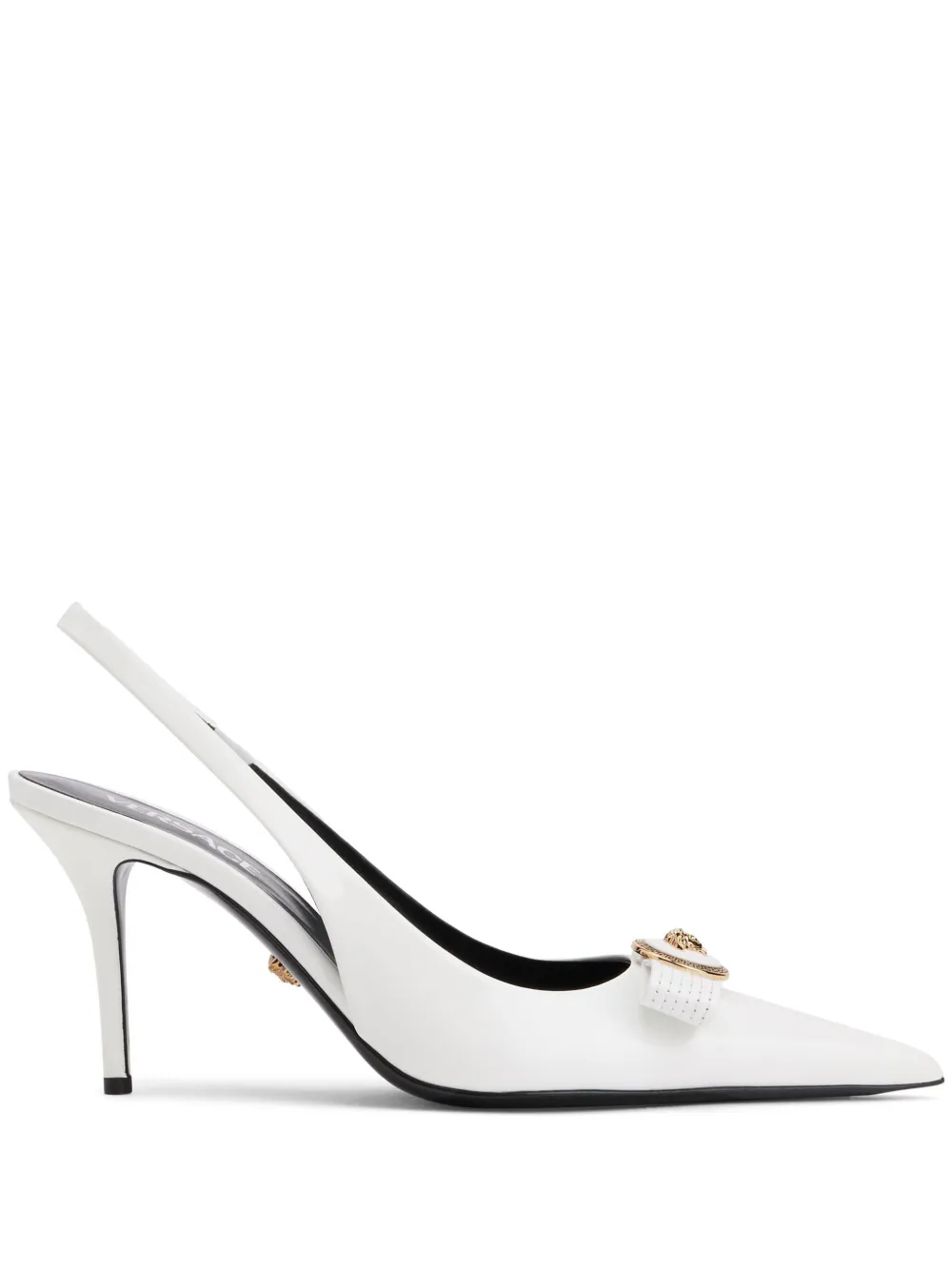 85mm Gianni Ribbon slingback pumps