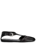 Jil Sander Mary Jane ballerina shoes - Black