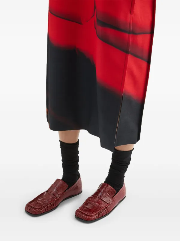 Jil Sander Leather Loafers | Red | FARFETCH