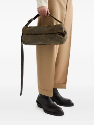 24AW new/Jil Sander 装飾スエードクラッチ Bag White Jil Sander Cross-Body Bags for Men | Messenger | FARFETCH US