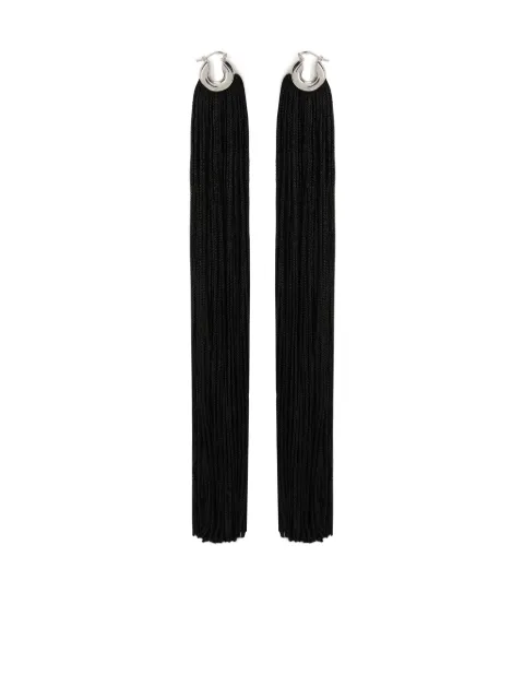 Jil Sander fringed earrings