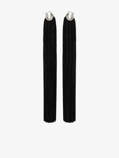 Jil Sander fringed earrings