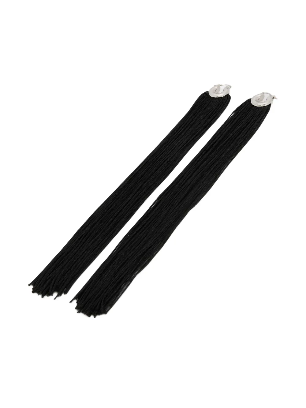 Jil Sander Fringed Earrings | Silver | FARFETCH