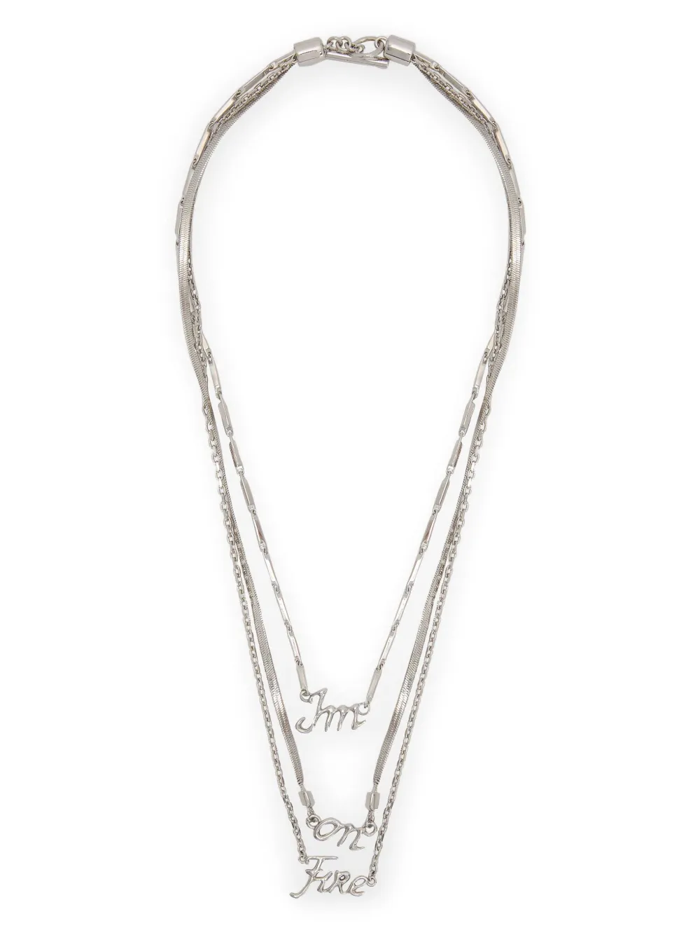 Jil Sander collar de latón | plateado | Image 1