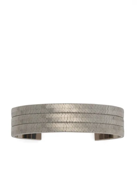 Jil Sander テクスチャード ブレスレット