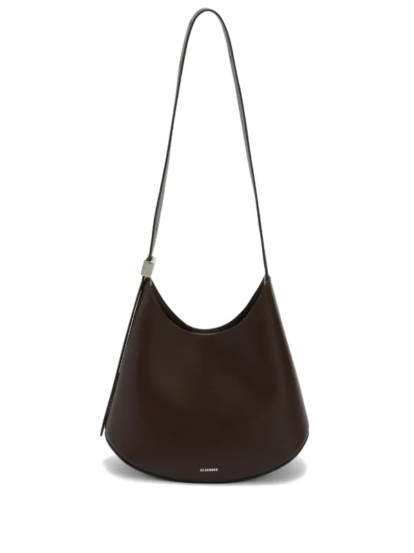 JIL SANDER ブラウン ショルダーバッグ（JIL SANDER タングル