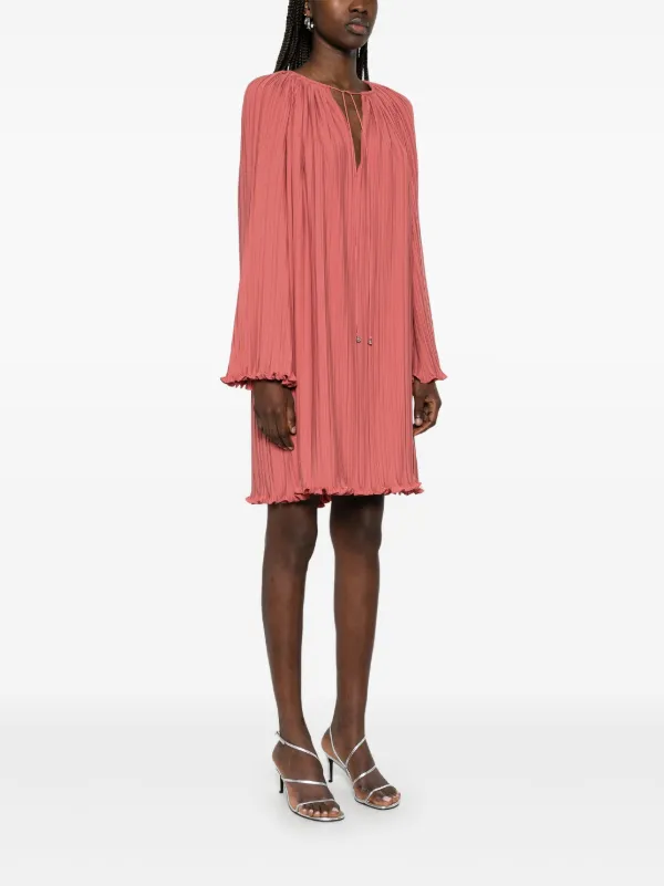 Lanvin Pliss Dress | Pink | FARFETCH