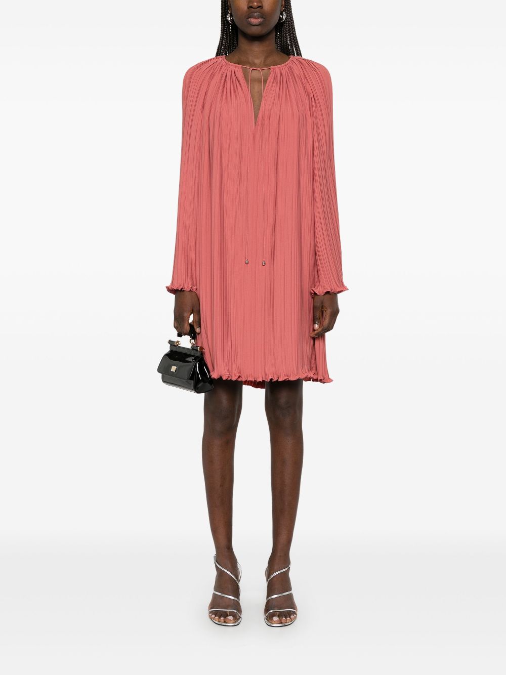 Lanvin plissé dress - Pink