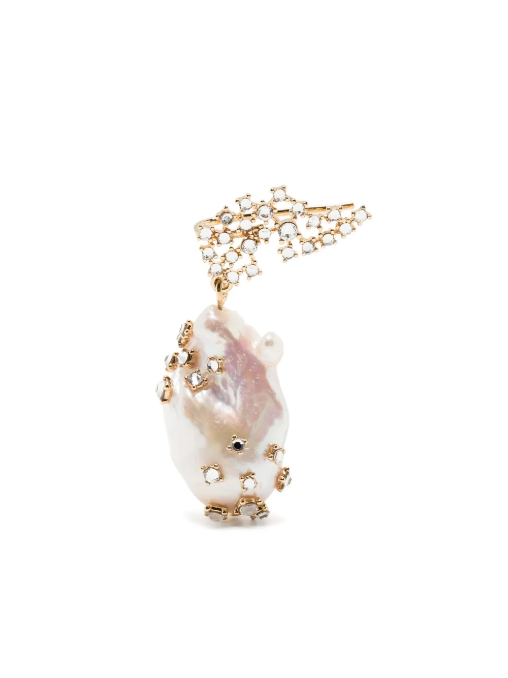 ZIMMERMANN Nova single crawler earring | White | Image 1