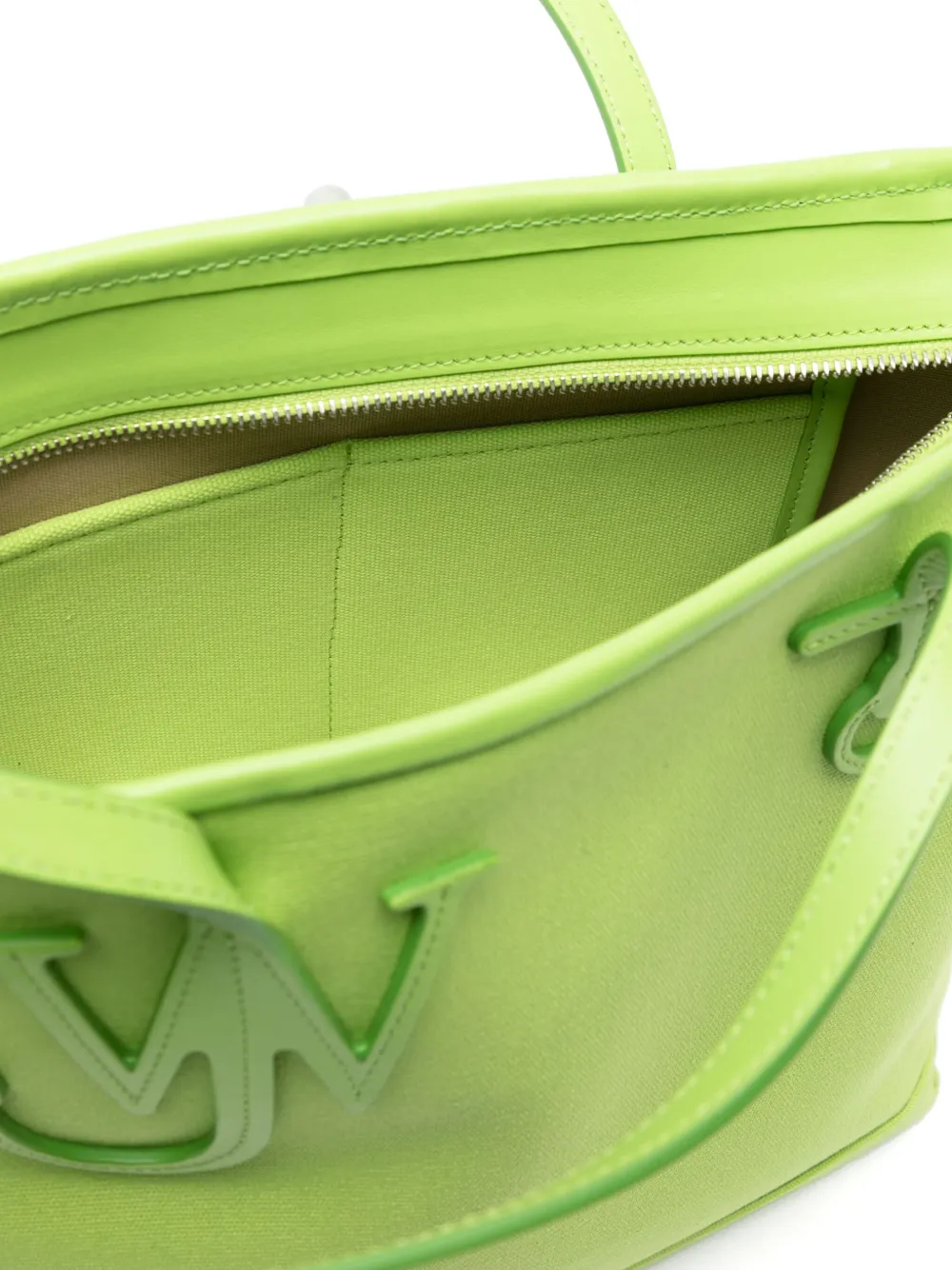 JW Anderson Shopper met logopatch Groen
