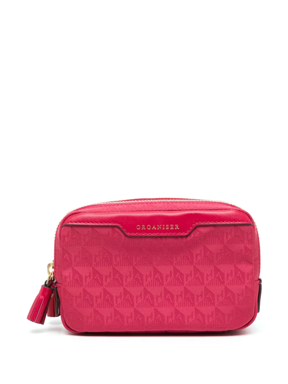 Anya Hindmarch オーガナイザー クラッチバッグ - レッド Anya Hindmarch オーガナイザー クラッチバッグ - レッド