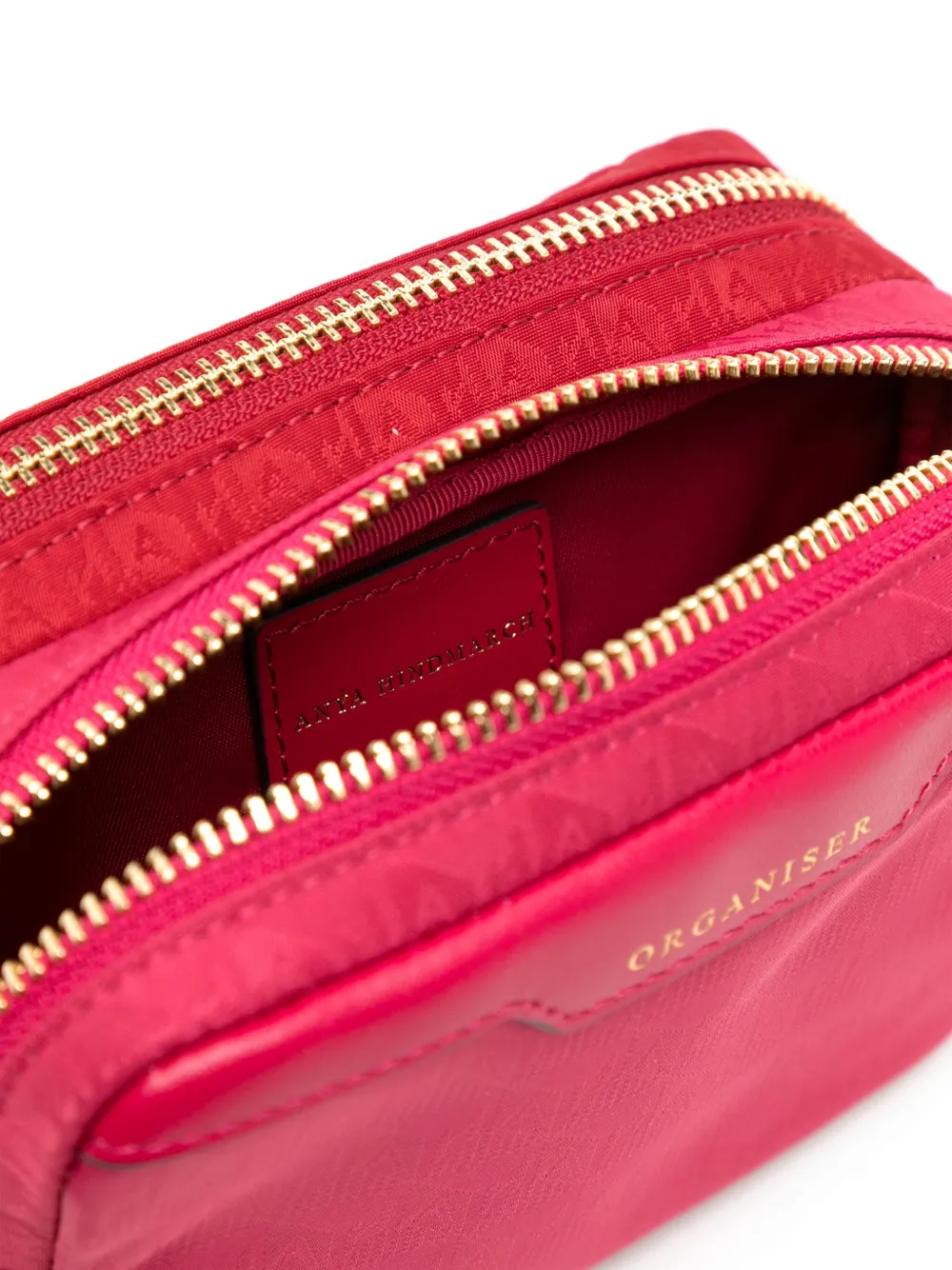 Shop Anya Hindmarch Organiser Duo Pouch In Rot