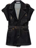 ZIMMERMANN belted playsuit - Blue