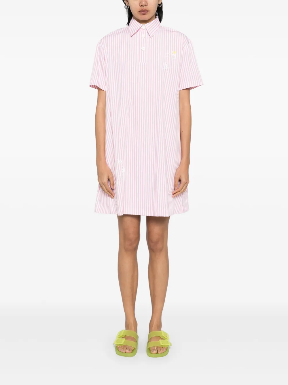 Joshua Sanders Smilet gestreepte jurk - Roze