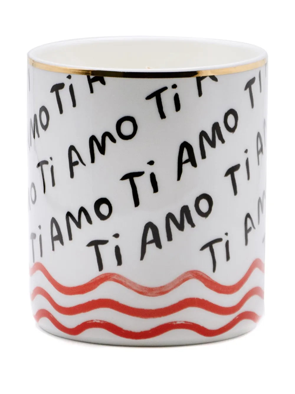 Bitossi Home Ti Amo porcelain scented candle | blanco | Image 1