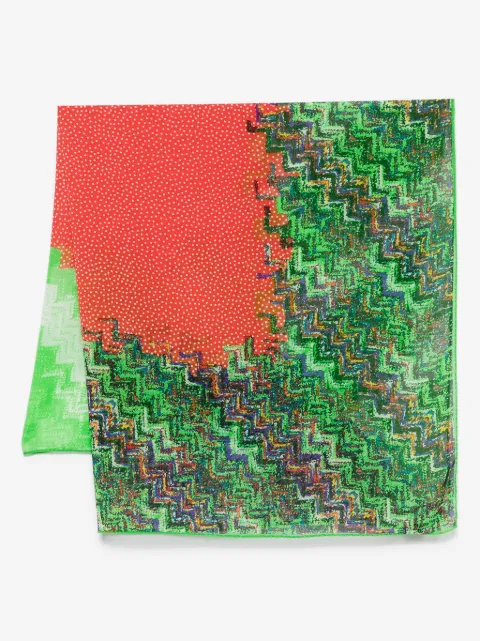 Missoni Pre-Owned 2000s mix-print scarf