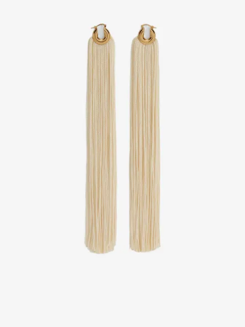 Jil Sander fringed earrings