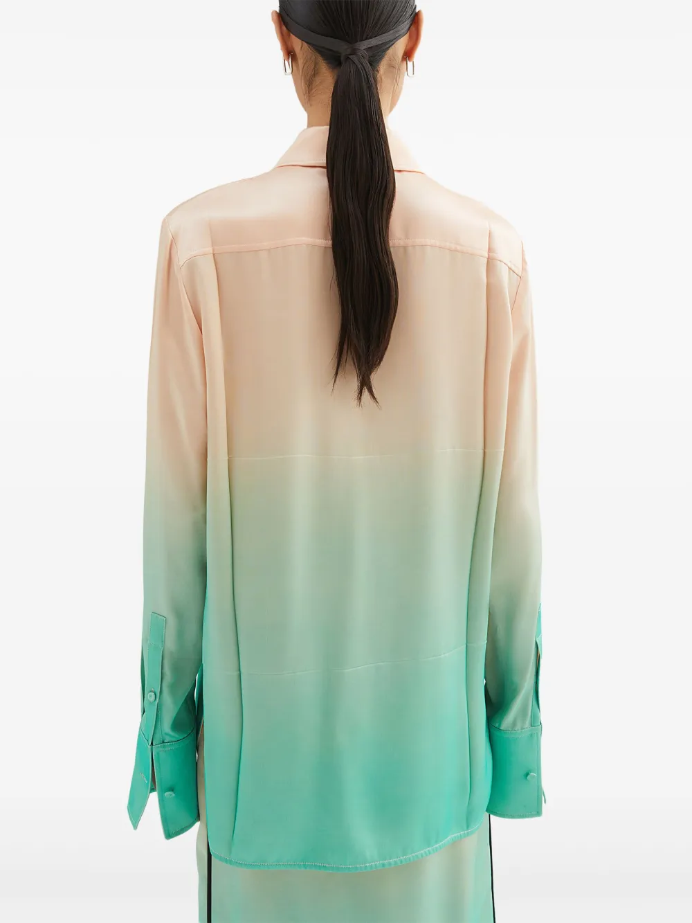Shop Jil Sander Tie-detail Shirt In Pink