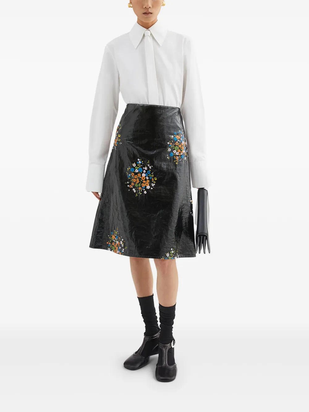 Jil Sander Blouse met strikdetail - Wit