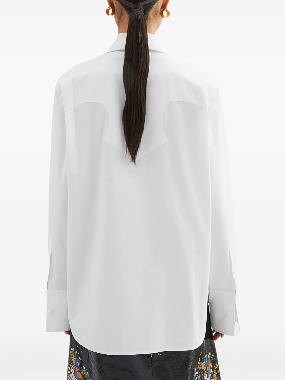 Jil Sander Blouse met strikdetail Wit