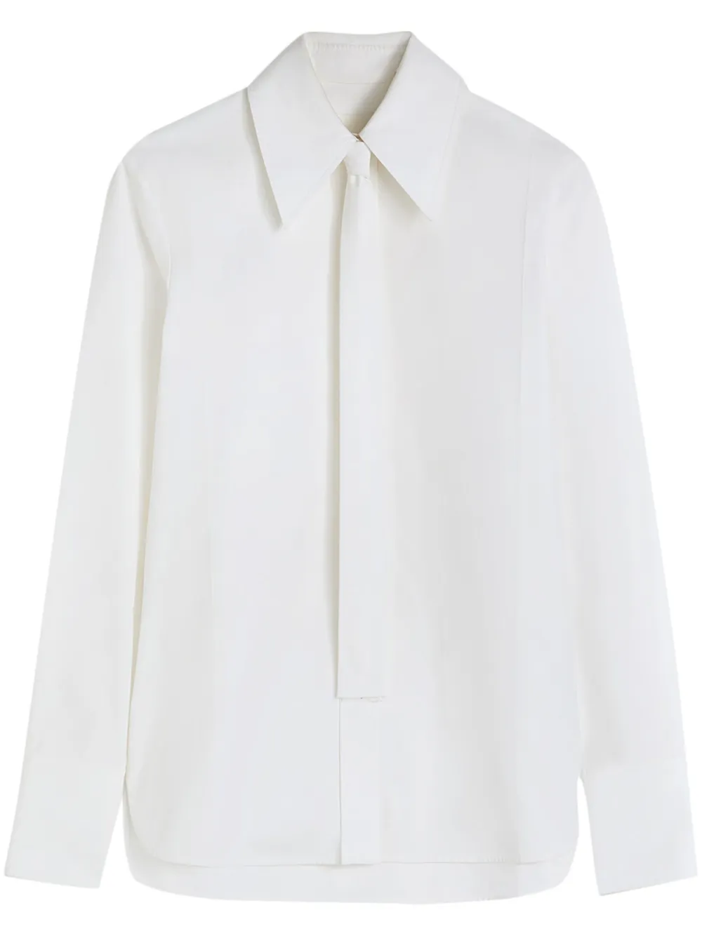Jil Sander tie-detail cotton shirt | White | Image 1