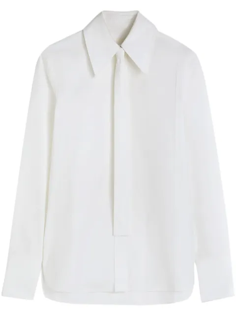 Jil Sander tie-detail cotton shirt