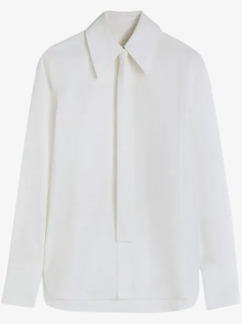 Jil Sander tie-detail cotton shirt