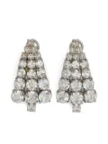 Jil Sander crystal-embellished earrings - Silver